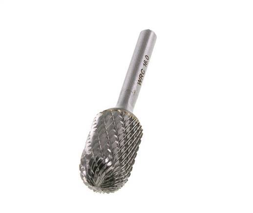WRC Ball Nose Cylinder Shaped 16 mm Carbide Burr