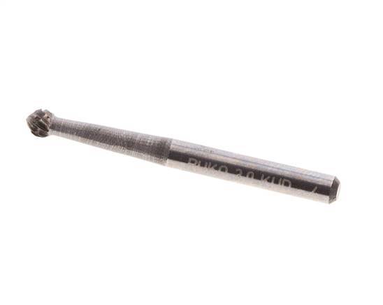 KUD Round/Globe Shaped 3 mm Carbide Burr