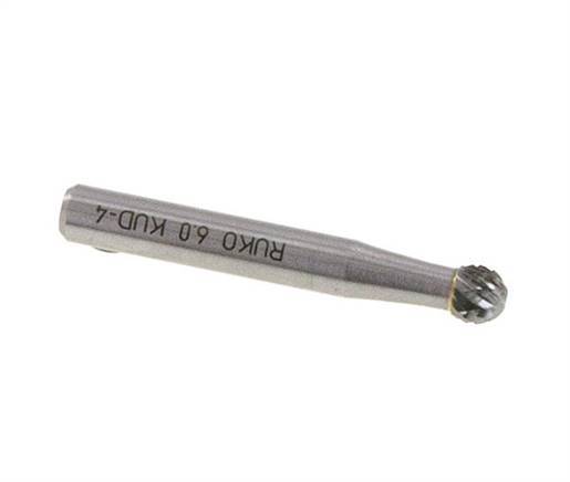 KUD Round/Globe Shaped 6 mm Carbide Burr