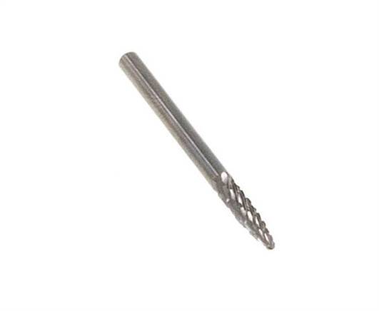 RBF Round Nose Tree Shaped 3 mm Carbide Burr