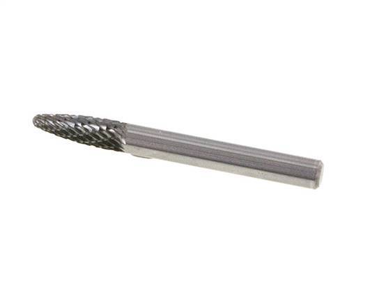 RBF Round Nose Tree Shaped 6 mm Carbide Burr