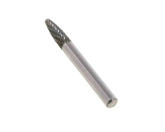 RBF Round Nose Tree Shaped 6 mm Carbide Burr