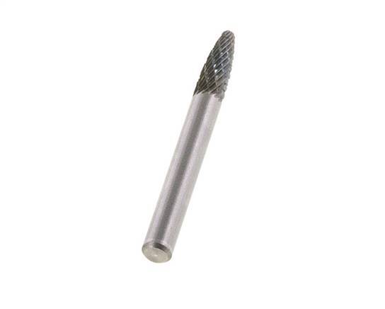 RBF Round Nose Tree Shaped 6 mm Carbide Burr
