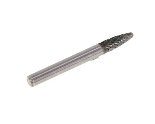 RBF Round Nose Tree Shaped 6 mm Carbide Burr