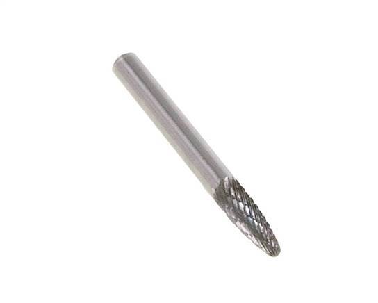 RBF Round Nose Tree Shaped 6 mm Carbide Burr