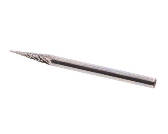 SKM Pointed Cone Shaped 3 mm Carbide Burr
