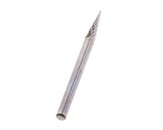SKM Pointed Cone Shaped 3 mm Carbide Burr