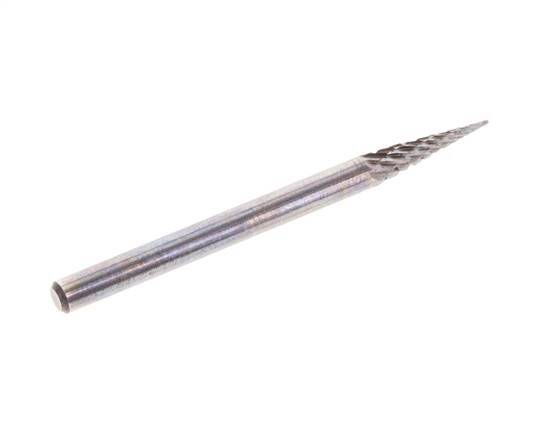 SKM Pointed Cone Shaped 3 mm Carbide Burr