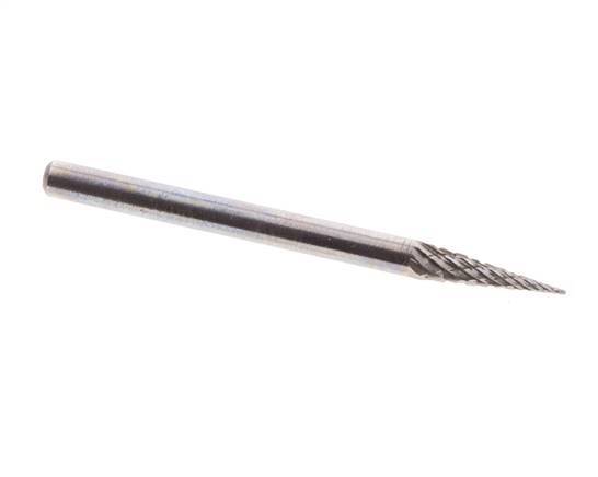 SKM Pointed Cone Shaped 3 mm Carbide Burr