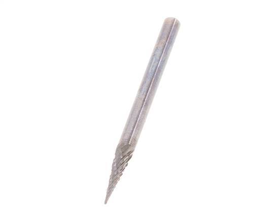 SKM Pointed Cone Shaped 3 mm Carbide Burr