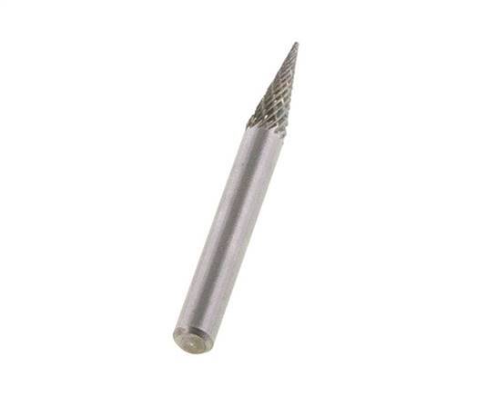 SKM Pointed Cone Shaped 6 mm Carbide Burr