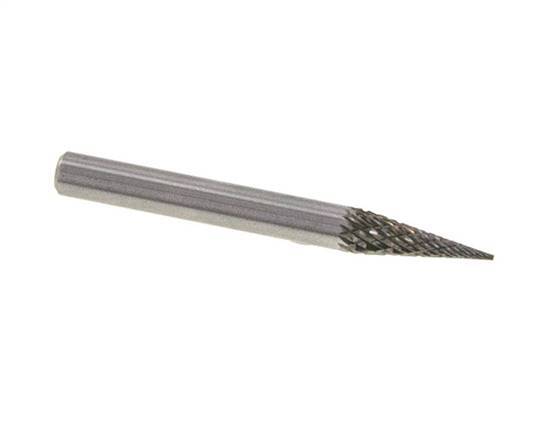 SKM Pointed Cone Shaped 6 mm Carbide Burr