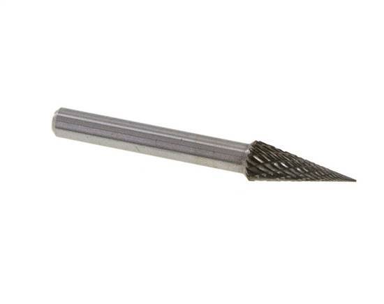 SKM Pointed Cone Shaped 8 mm Carbide Burr