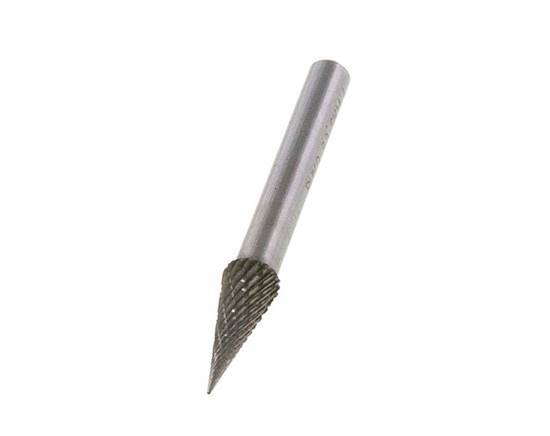 SKM Pointed Cone Shaped 8 mm Carbide Burr