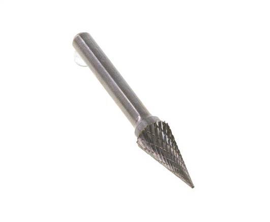 SKM Pointed Cone Shaped 10 mm Carbide Burr