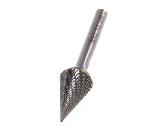 SKM Pointed Cone Shaped 16 mm Carbide Burr