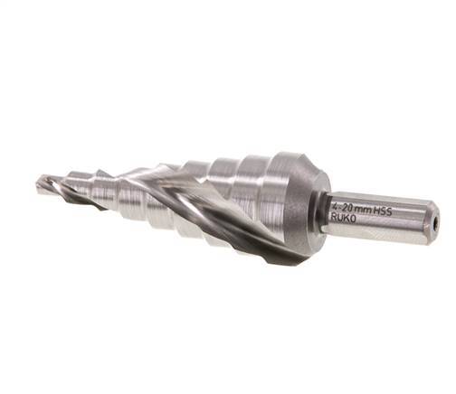 RUKO HSS Step Drill With Spiral Flute Size 1