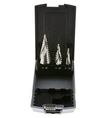 RUKO HSS 3-Piece Step Drill Set Sizes 0/9 1 2