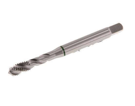 HSS-E Machine Thread Tap M8 Blind Hole 35° Clockwise Spiralled