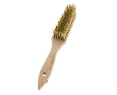 Hand Wire Brush 5-Row Brass Wire Corrugated