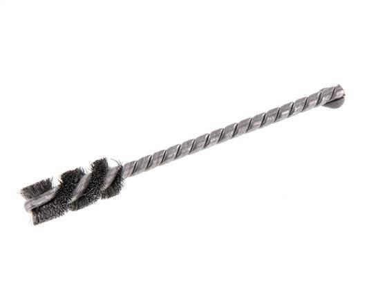 Cylinder Brush 10 mm 3.8mm Shaft Steel Wire