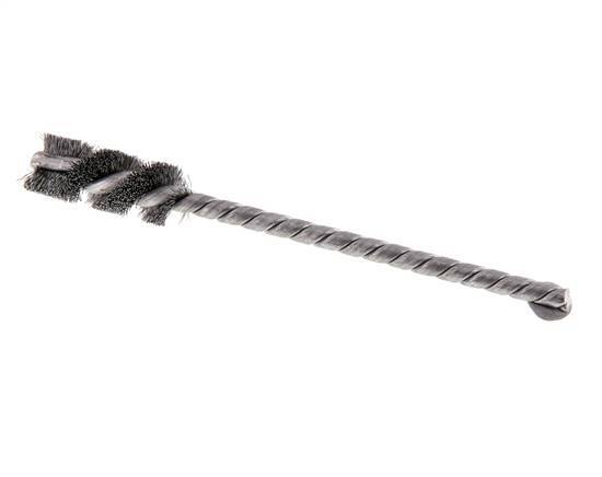 Cylinder Brush 10 mm 3.8mm Shaft Steel Wire