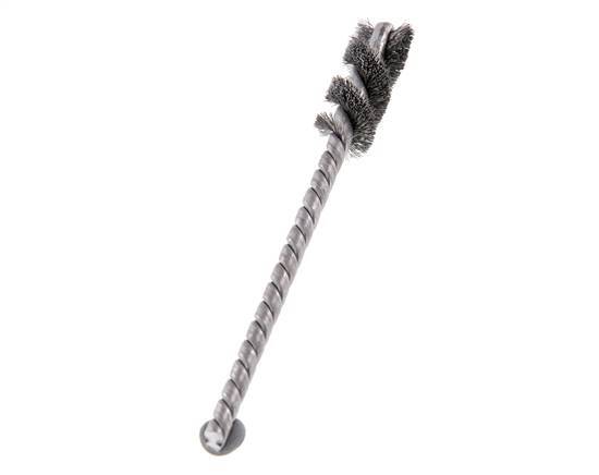 Cylinder Brush 10 mm 3.8mm Shaft Steel Wire