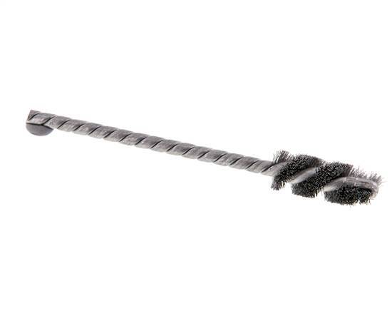 Cylinder Brush 10 mm 3.8mm Shaft Steel Wire
