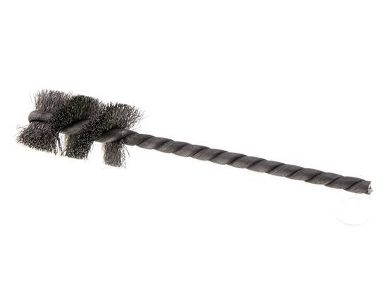 Cylinder Brush 16 mm 3.8mm Shaft Steel Wire