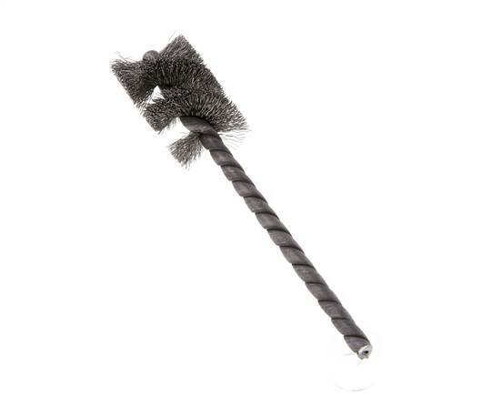 Cylinder Brush 16 mm 3.8mm Shaft Steel Wire