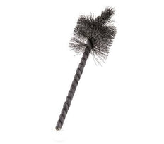Cylinder Brush 25 mm 3.8mm Shaft Steel Wire