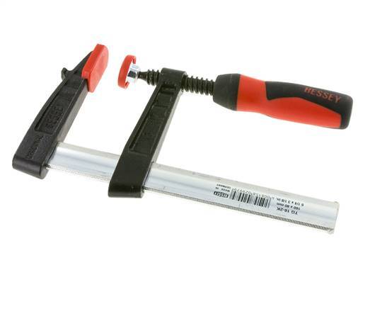 Malleable Cast Iron Screw Clamp 160 mm Range 80mm Jaw Depth