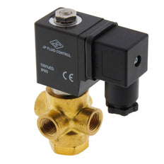 Solenoid Valve TP-DA 1/4'' 3/2 Way NC Brass EPDM 0-3.2bar 120V AC