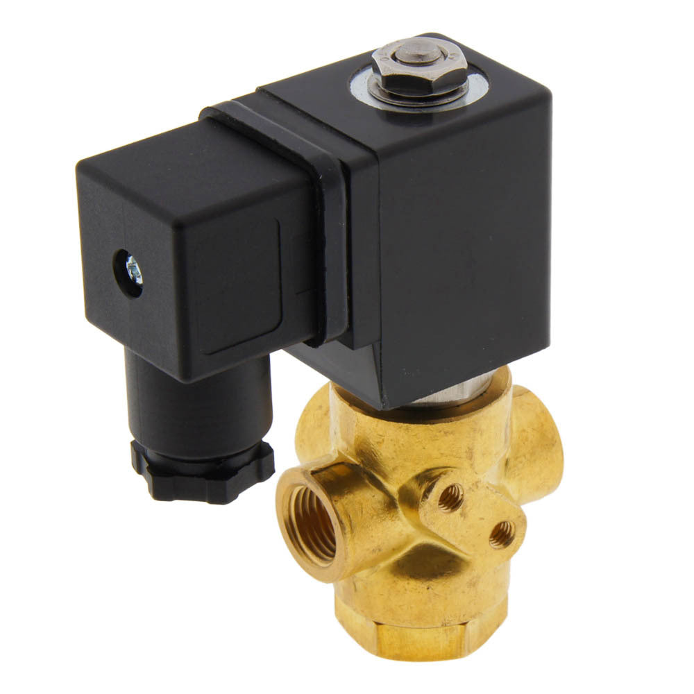 Solenoid Valve TP-DA 1/4'' 3/2 Way NC Brass EPDM 0-2bar 24V DC