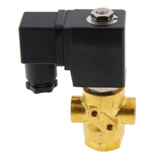 Solenoid Valve TP-DC 1/4'' 3/2 Way DI Brass EPDM 0-2bar 24V DC