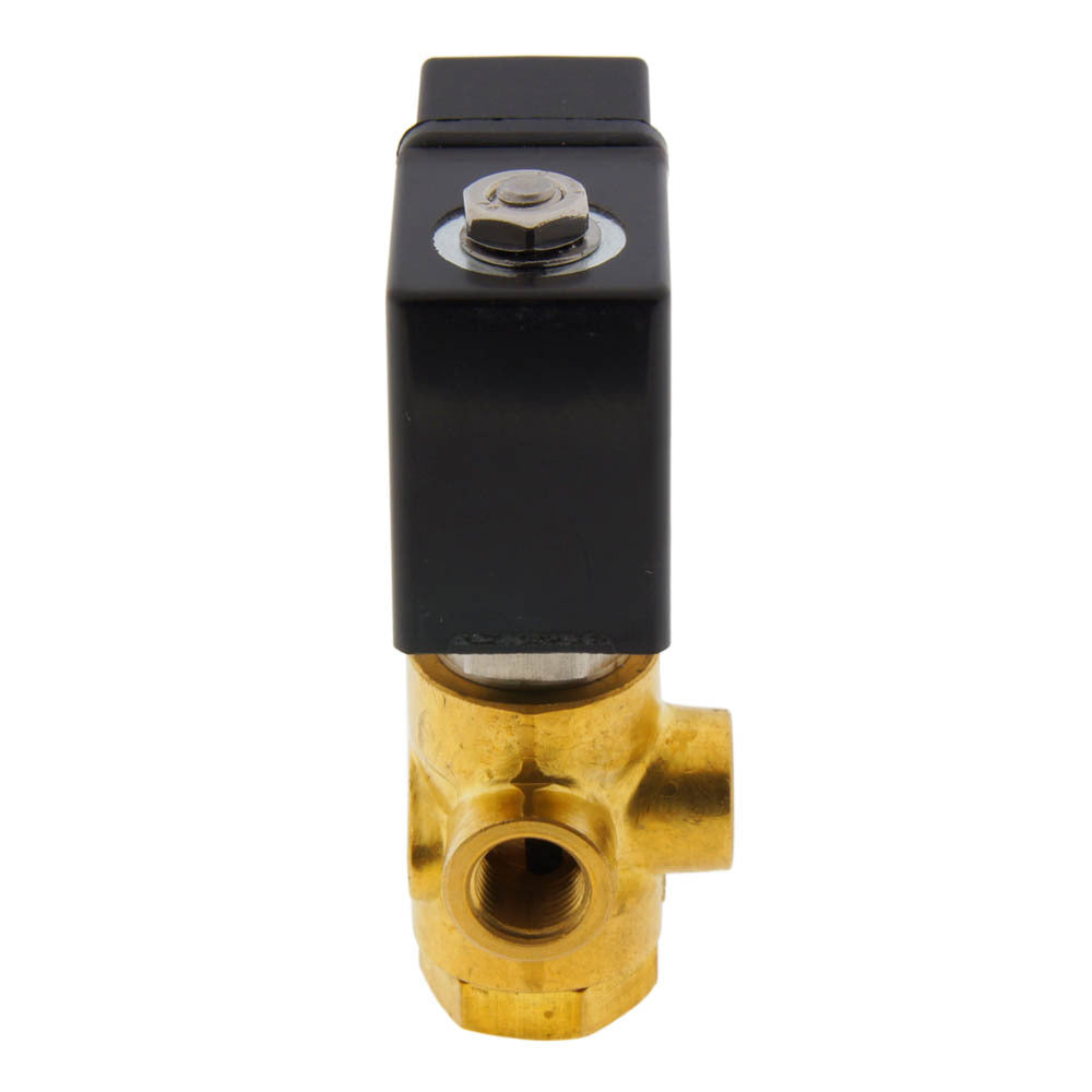 Solenoid Valve TP-DD 1/4'' 3/2 Way UN Brass FKM 0-1.7bar 24V AC