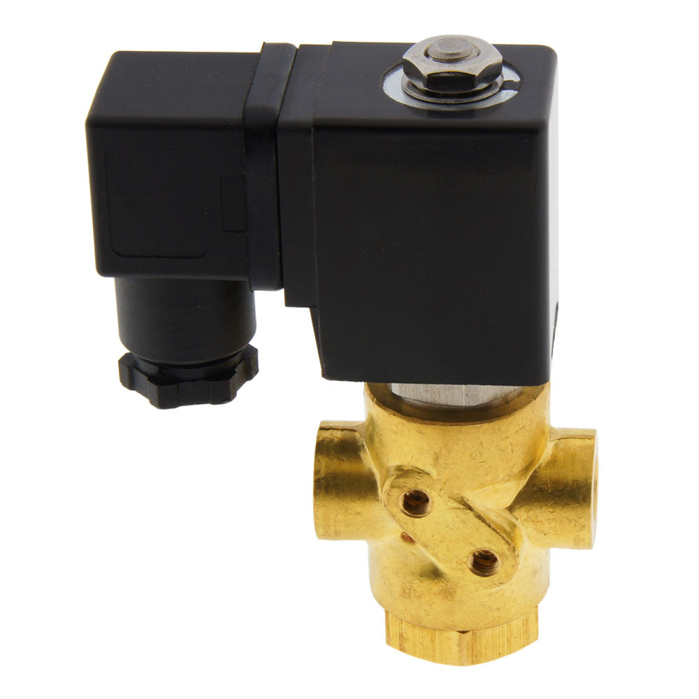 Solenoid Valve TP-DD 1/8'' 3/2 Way UN Brass EPDM 0-5bar 230V AC