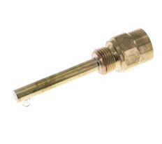 Copper Alloy G 1/2 Inch Thermowell for 100mm Stem Max 160°C and 6 Bars