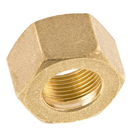 M24x1.5 x 18mm Brass Union nut for Compression fitting