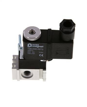 3/2 G1/8'' M5 (M5) NO Solenoid Valve 115V AC 0-8bar/0-112psi YPC