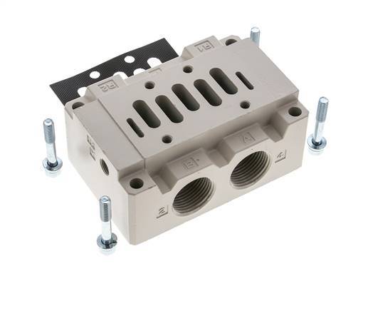 Sub-Base ISO 5599-1 Size 2 G 3/4''