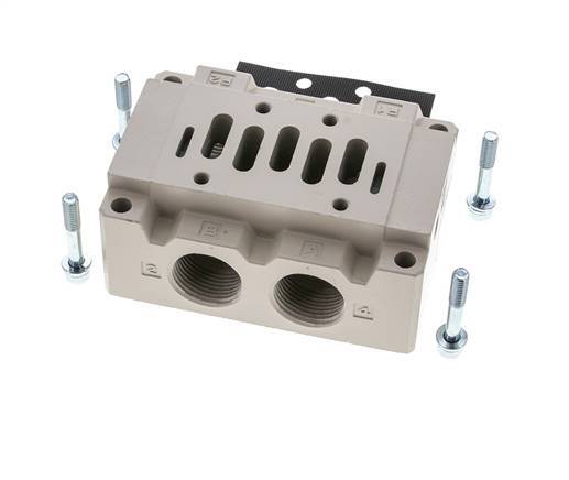 Sub-Base ISO 5599-1 Size 2 G 3/4''