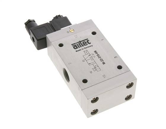 3/2 G1/2'' NC Solenoid Valve 24V AC 1-10bar/14-140psi Airtec