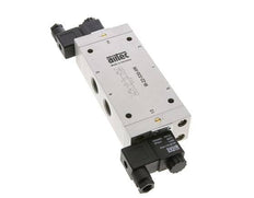 5/3 G1/2'' Center Closed Solenoid Valve 24V AC 3-10bar/42-140psi Airtec