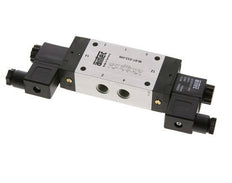 5/3 G1/4'' Exhaust Center Solenoid Valve 24V DC 3-8bar/42-112psi Airtec