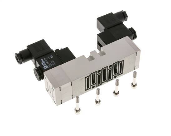 5/3 ISO 5599-1 Pressure Center Solenoid Valve 24V AC 2-10bar/28-140psi YPC