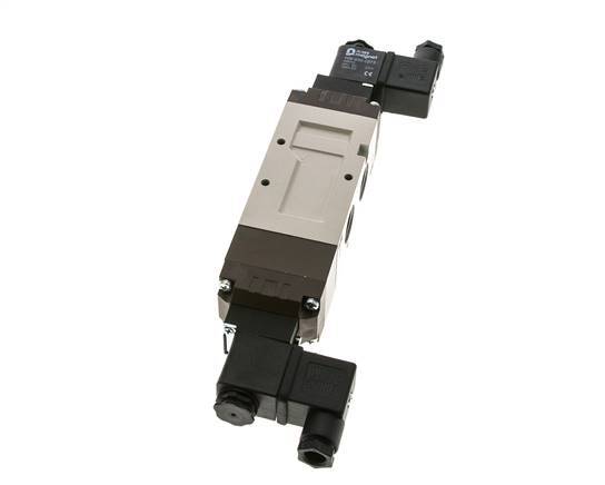 5/3 G1/2'' Center Closed Solenoid Valve 24V AC 2-10bar/28-140psi YPC