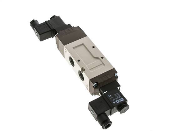 5/3 G1/2'' Center Closed Solenoid Valve 24V AC 2-10bar/28-140psi YPC
