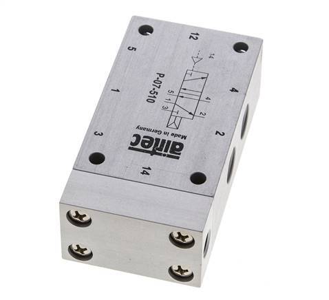 5/2 G1/4'' Air Pilot Valve ATEX 1.5-10bar/21.0-140psi Airtec