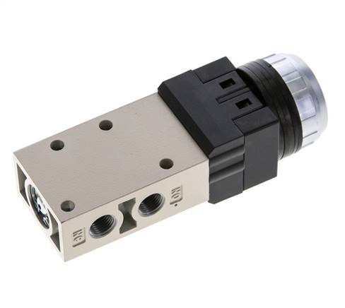 3/2 G1/8'' Push Button Valve Red 0-8bar/0-112psi YPC